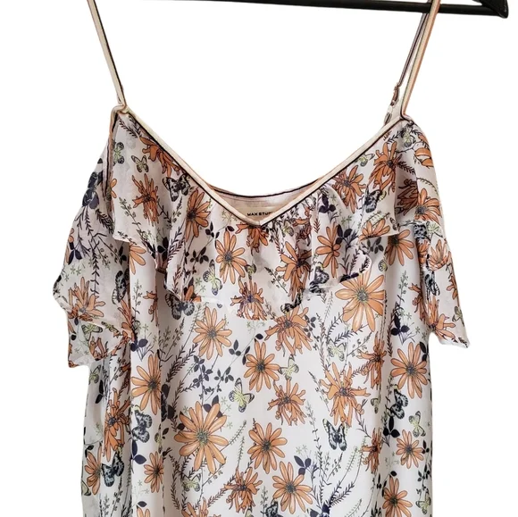 Max Studio Floral Ruffled Dress Size XS Maxi - Picture 3 of 12